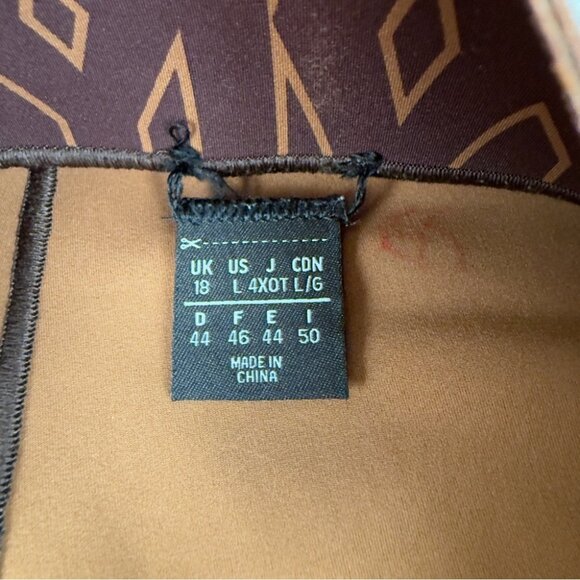 Adidas x Ivy Park Women's Size Large Monogram Sheer Panel Tights/Leggings - Picture 2 of 10